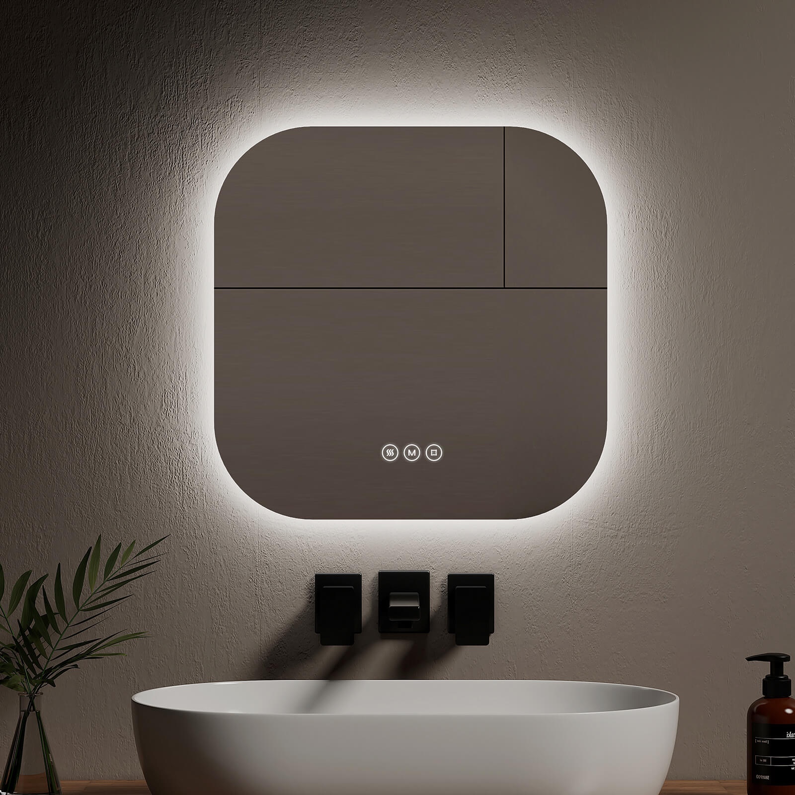emke-lm32-miroir-led-sans-cadre-60x60-3-couleurs image 1