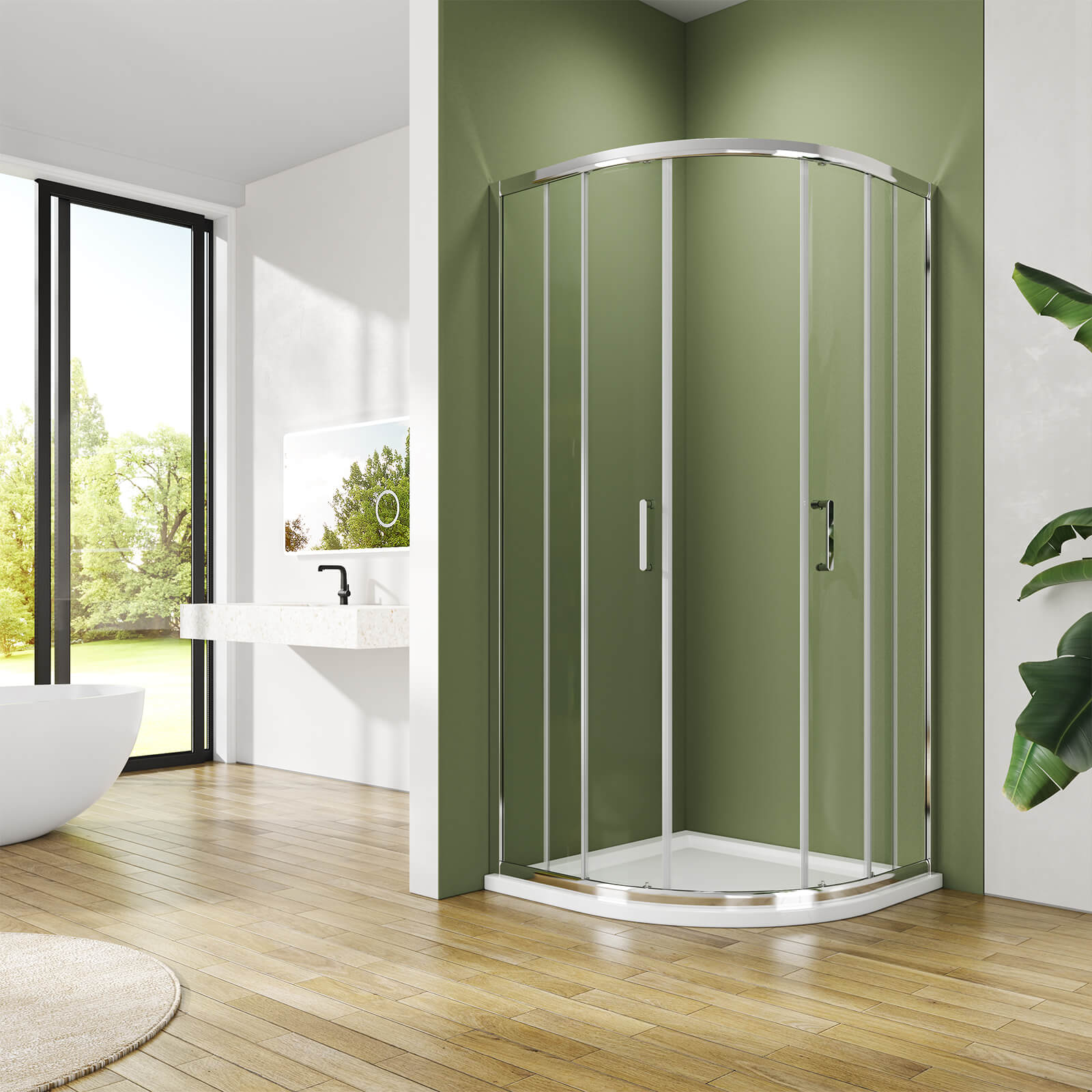 emke-cabine-de-douche-quart-de-cercle-80x80x185-cm image 5