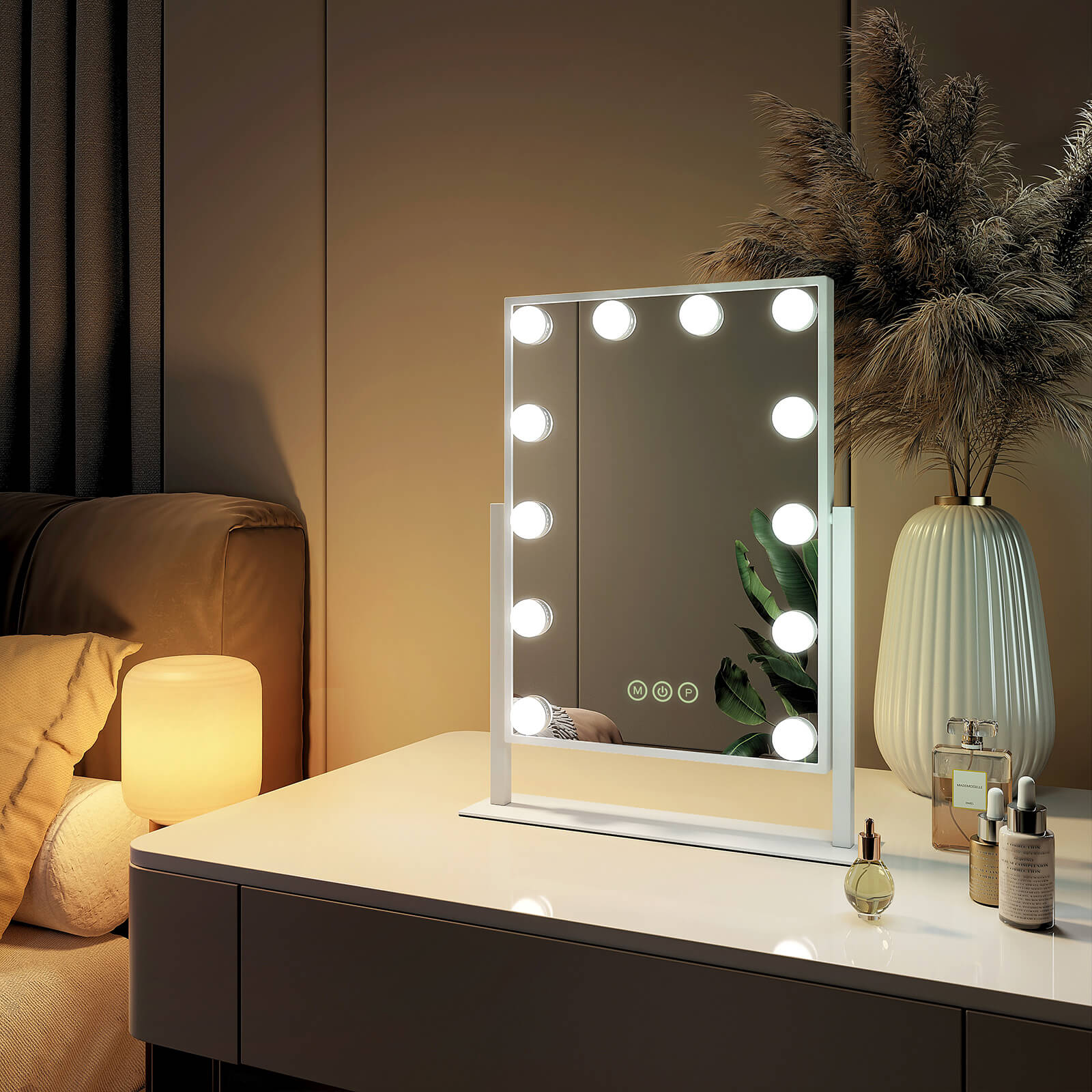 emke-cm12-miroir-maquillage-led-noir-30x41cm-7x-hollywood image 8