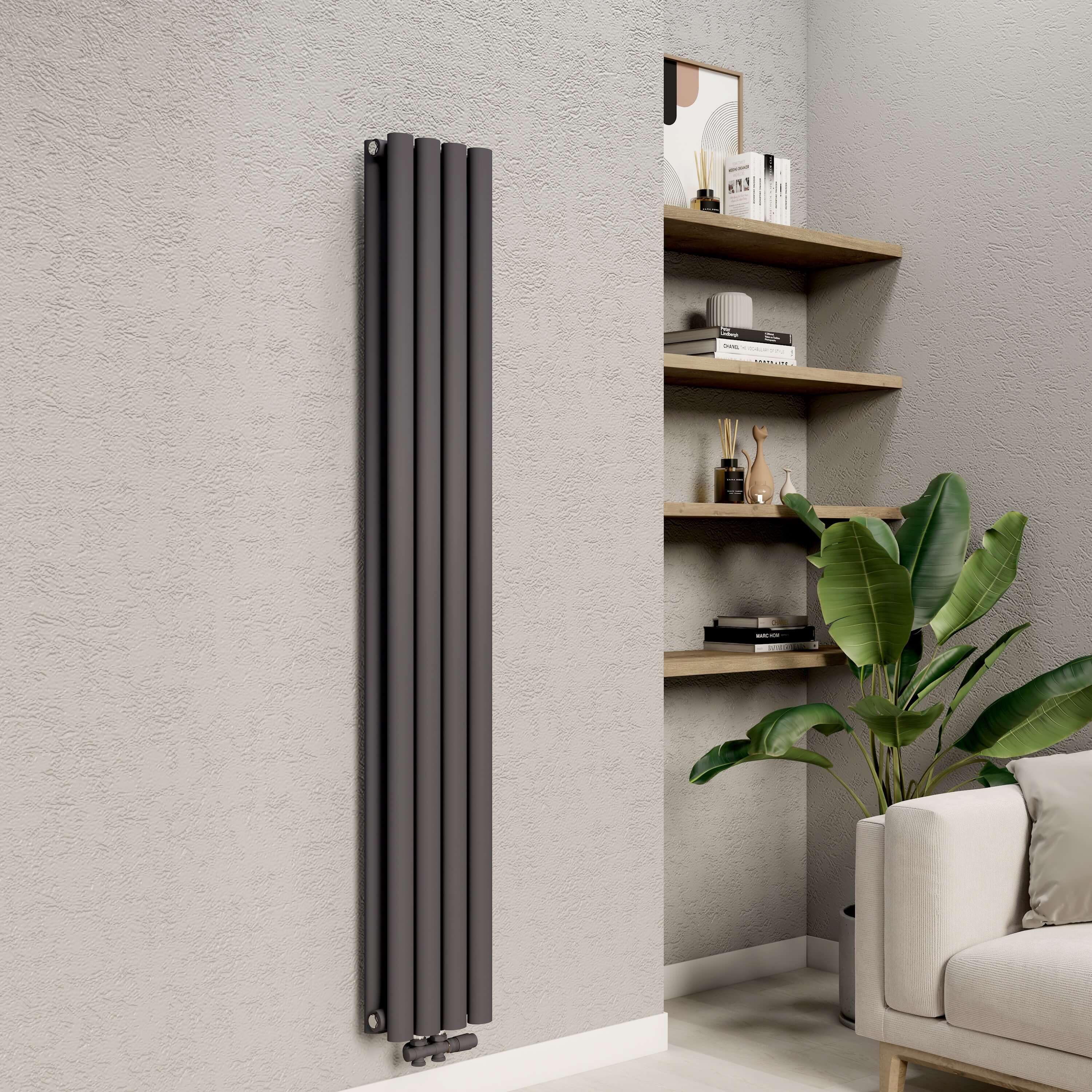 emke-radiateur-tube-ovale-anthracite-180x24-double-couche image 3