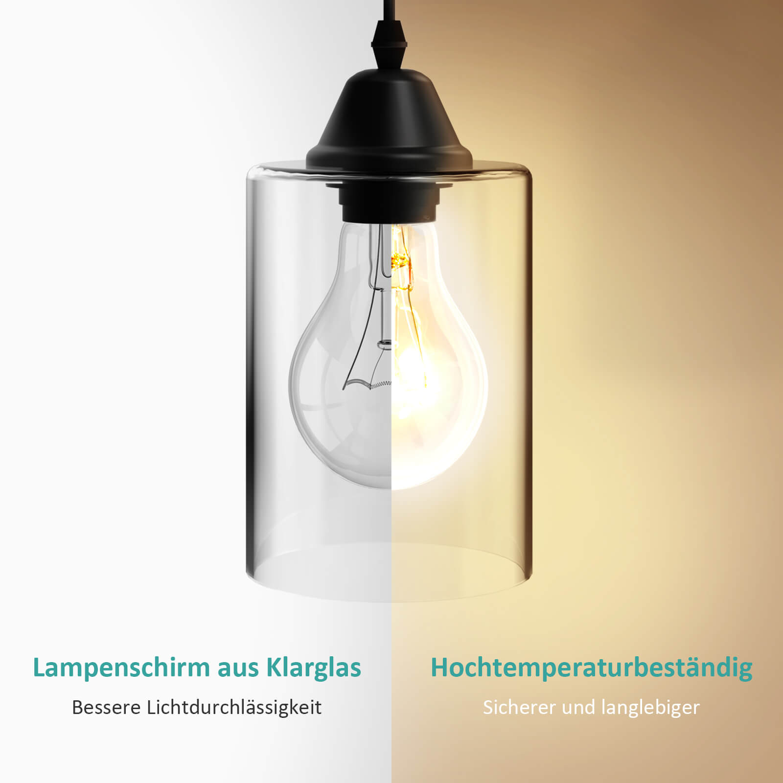 emke-l17b2bl-suspension-verre-e27-noire-100cm image 3