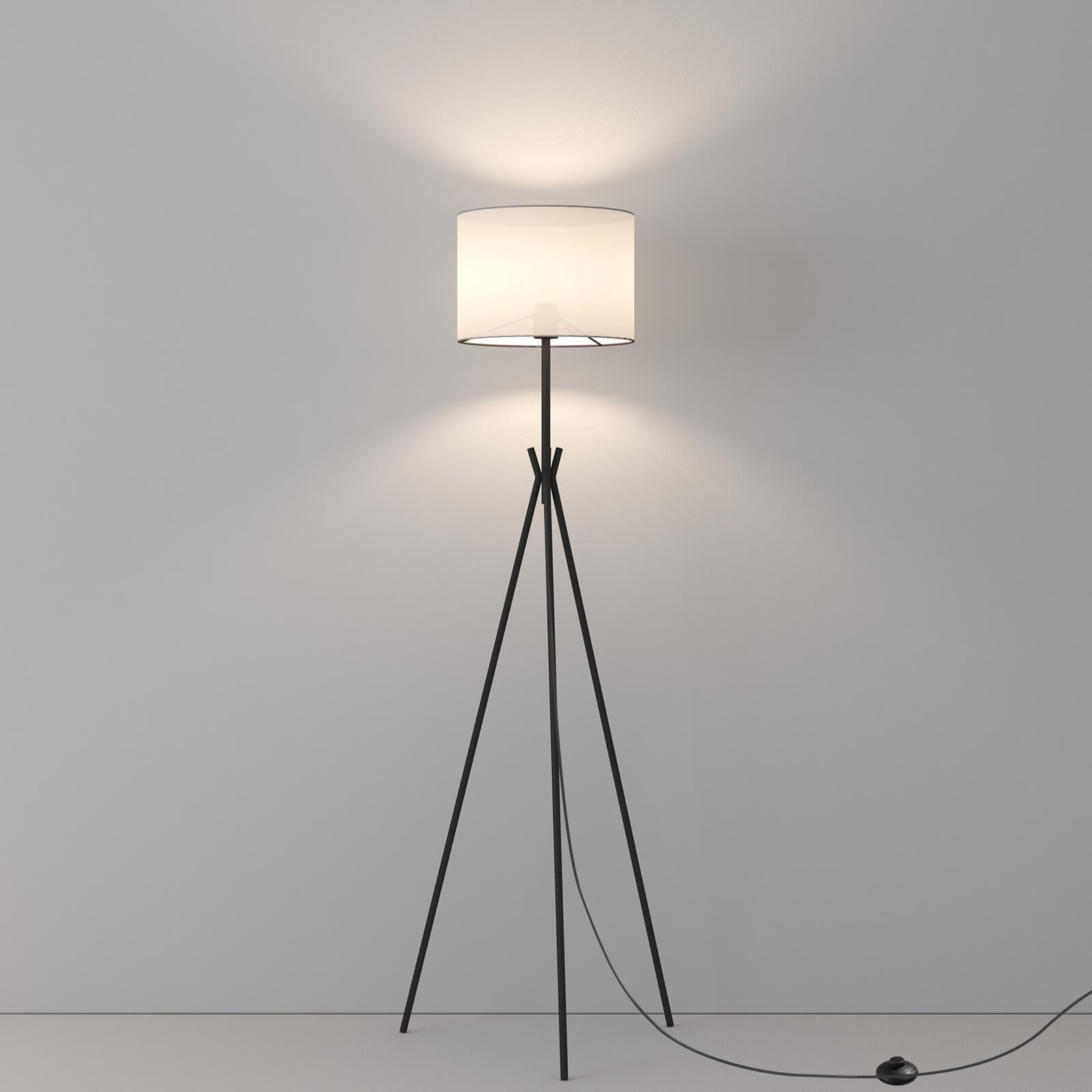 emke-l20e2bl-lampadaire-tr-pied-e27-lin image 2