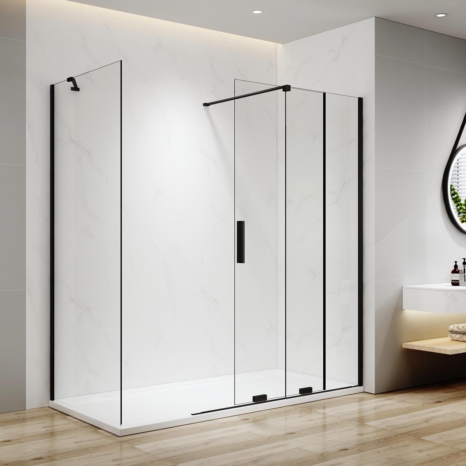 emke-cabine-douche-coulissante-noir-120-90-verre-8mm image 4