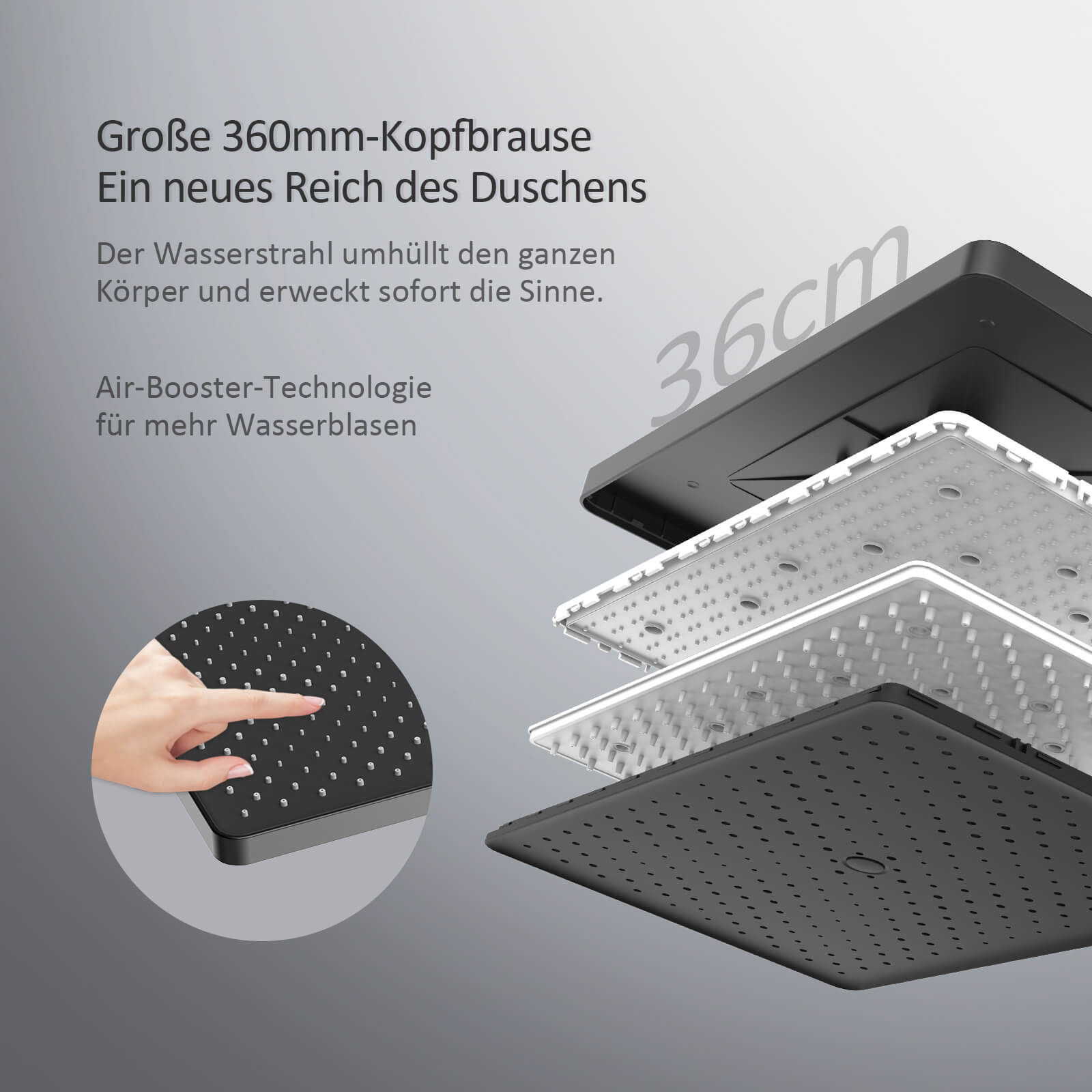 emke-f13-colonne-de-douche-thermostatique-noir-mat-tablette image 6