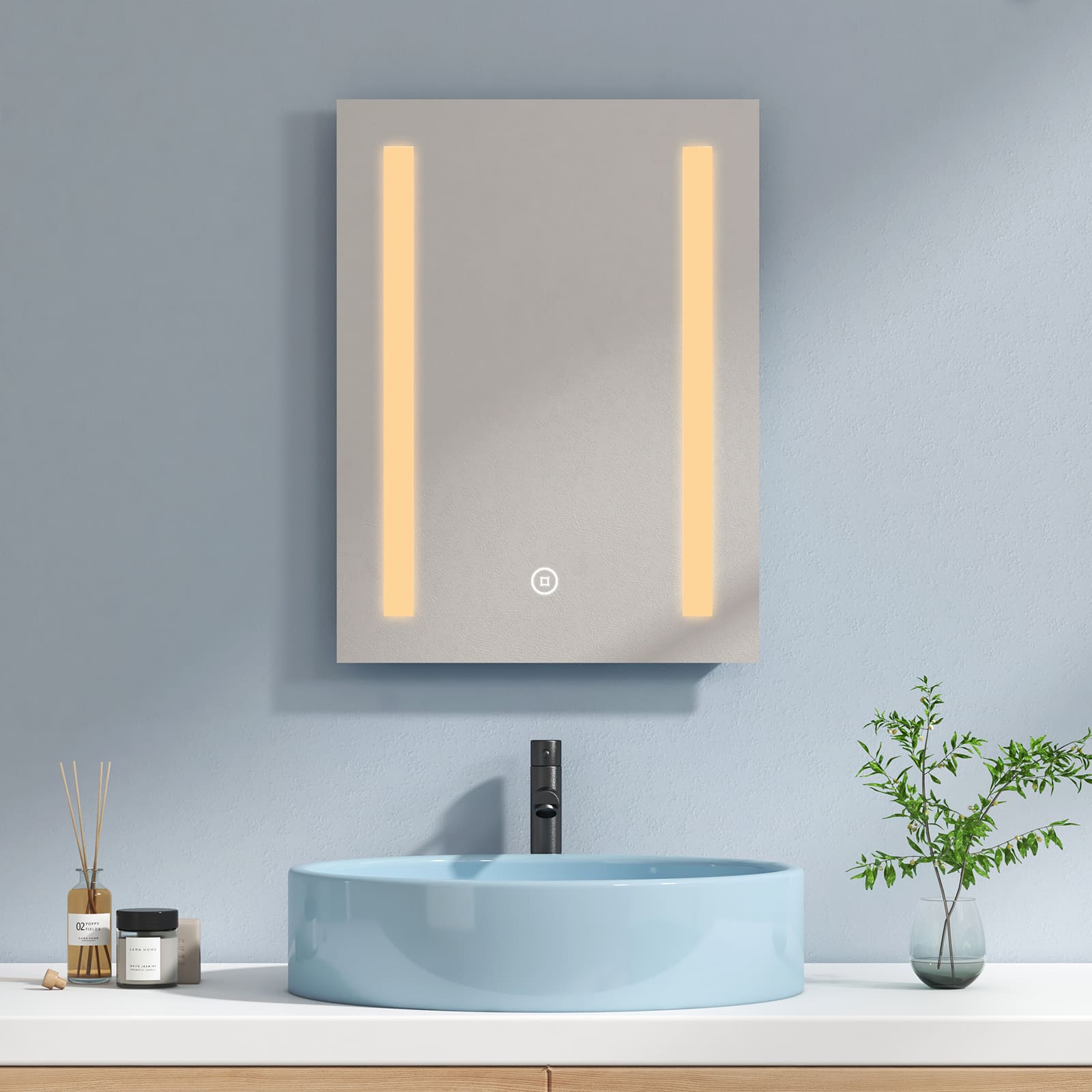 emke-lm01-miroir-led-salle-de-bain-antibu-e-60x80 image 6