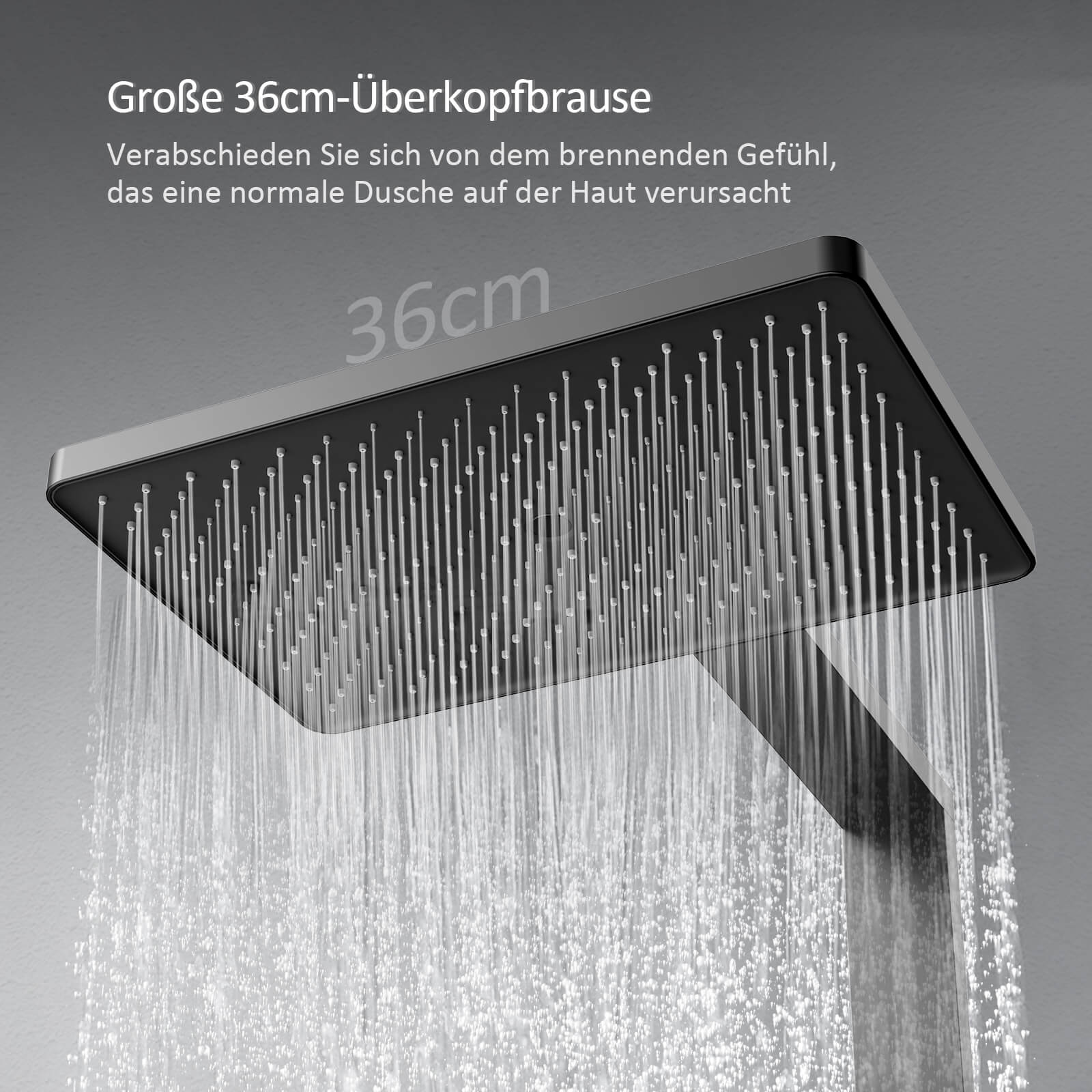 emke-f13-colonne-de-douche-thermostatique-noir-mat-tablette image 5