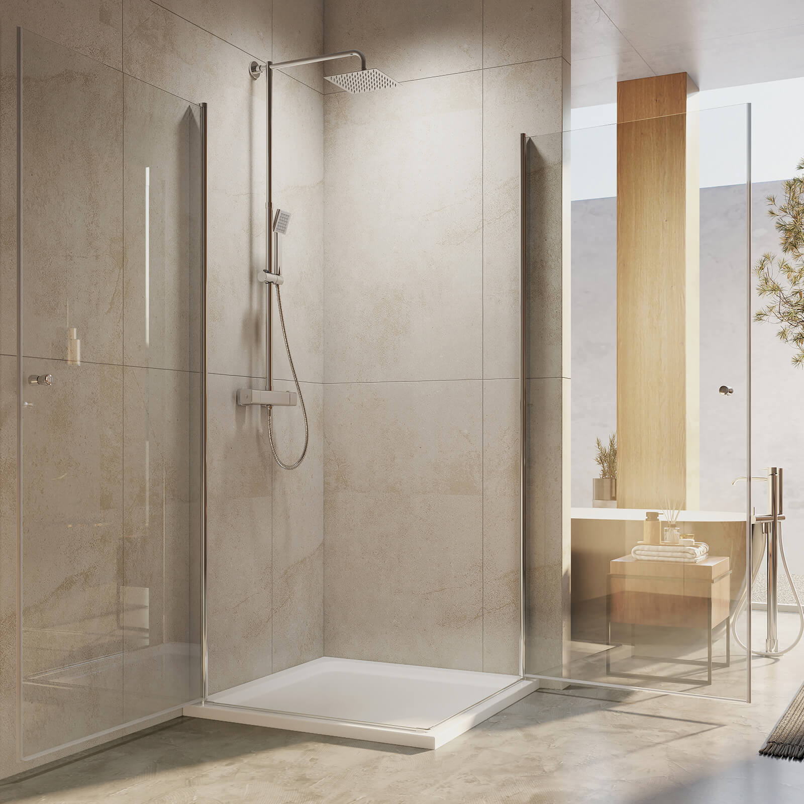 emke-cabine-de-douche-angle-80x185cm-double-porte image 3