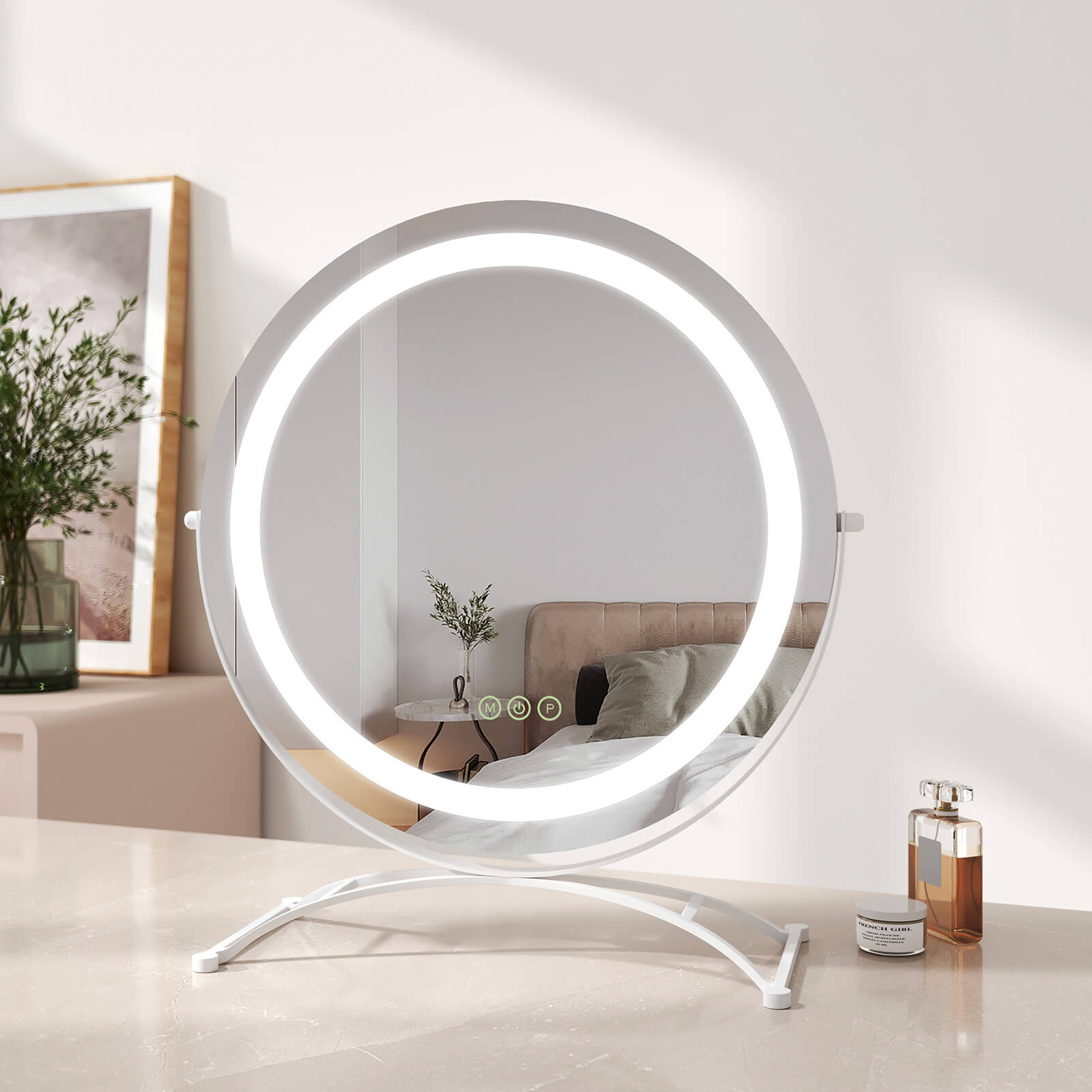 emke-cm07-miroir-grossissant-led-40-blanc-variateur image 2