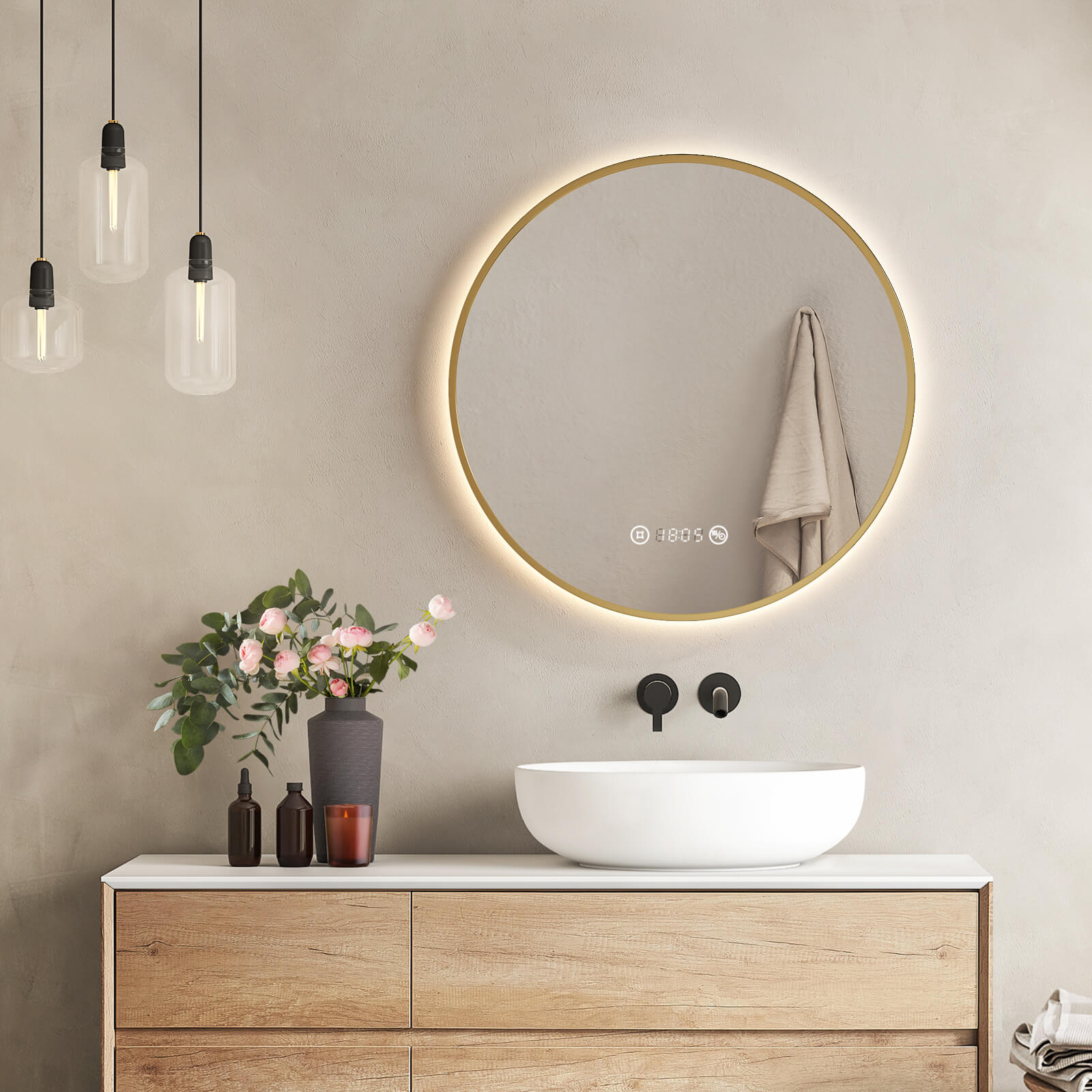 emke-olm09-miroir-led-rond-60-cm-noir-antibu-e image 6