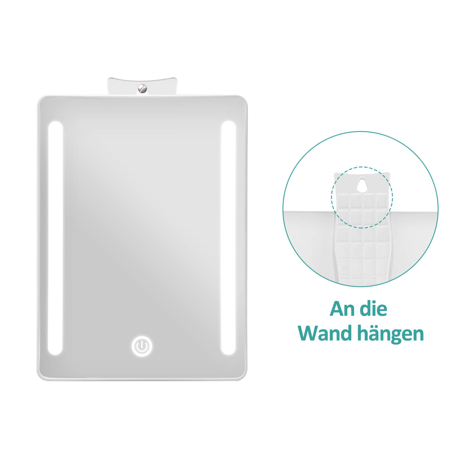 emke-cm03-miroir-grossissant-led-3x-usb-6000k image 5