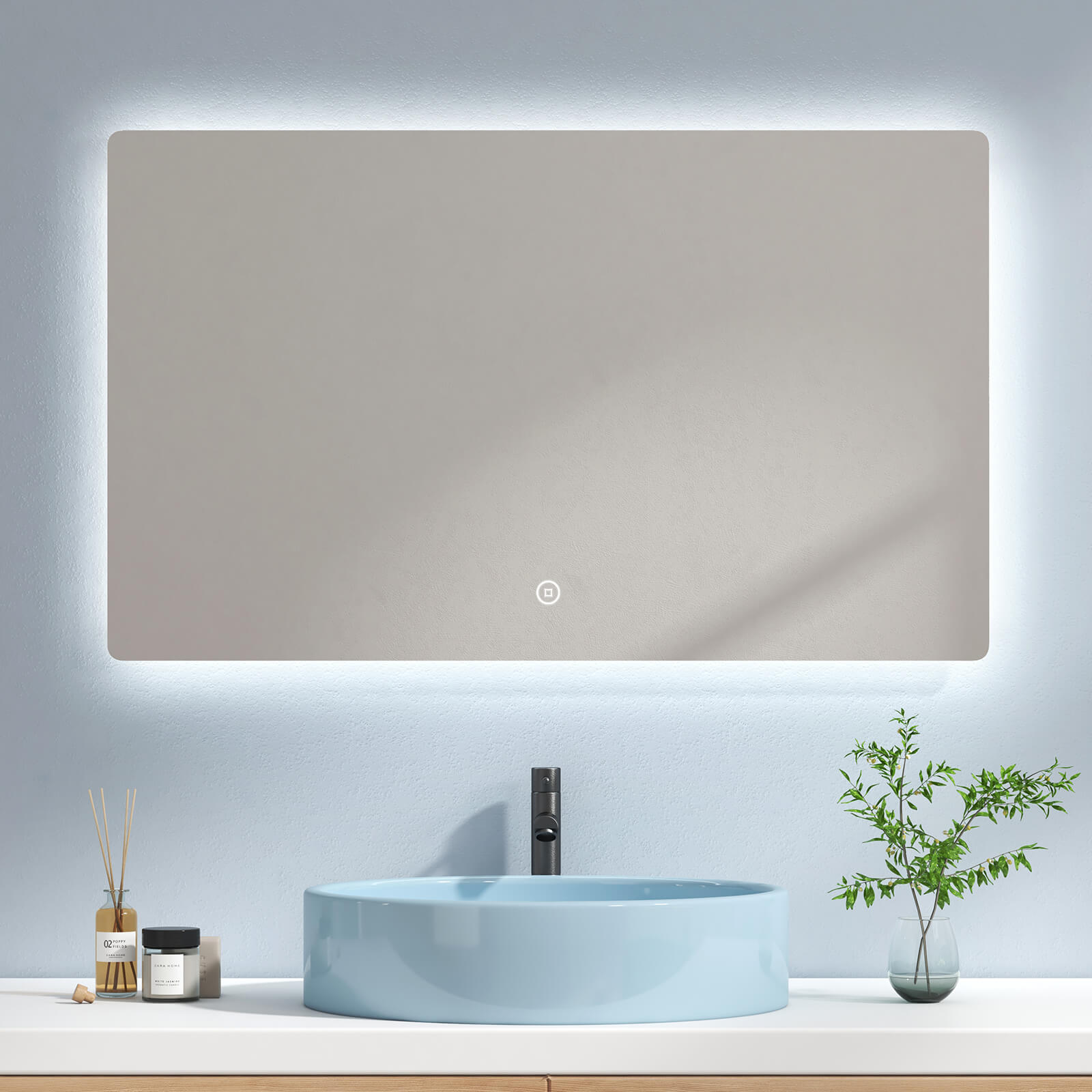 emke-lm09-miroir-lumineux-led-tactile-80x60-cm-anti-bu-e image 1