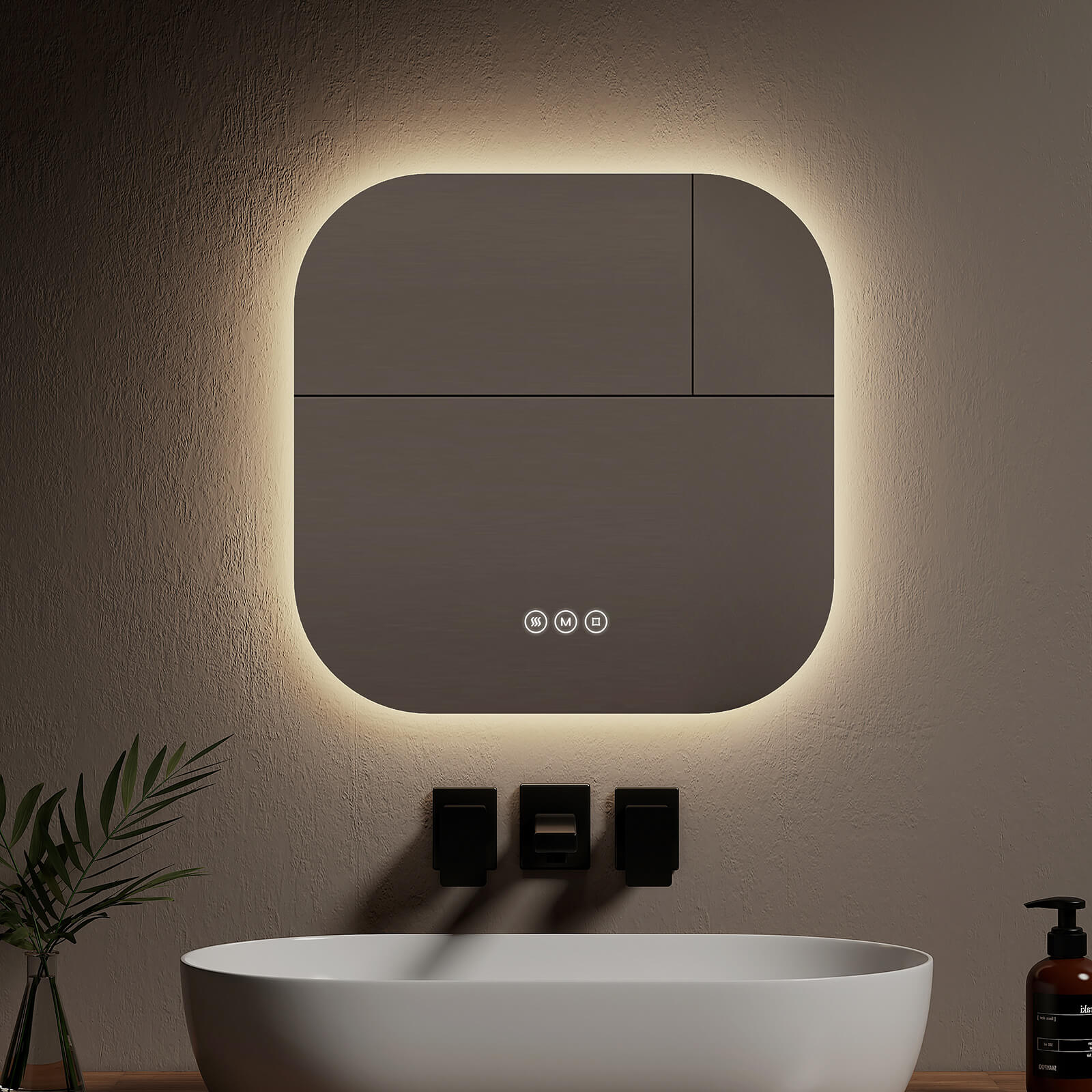 emke-lm32-miroir-led-sans-cadre-60x60-3-couleurs image 3