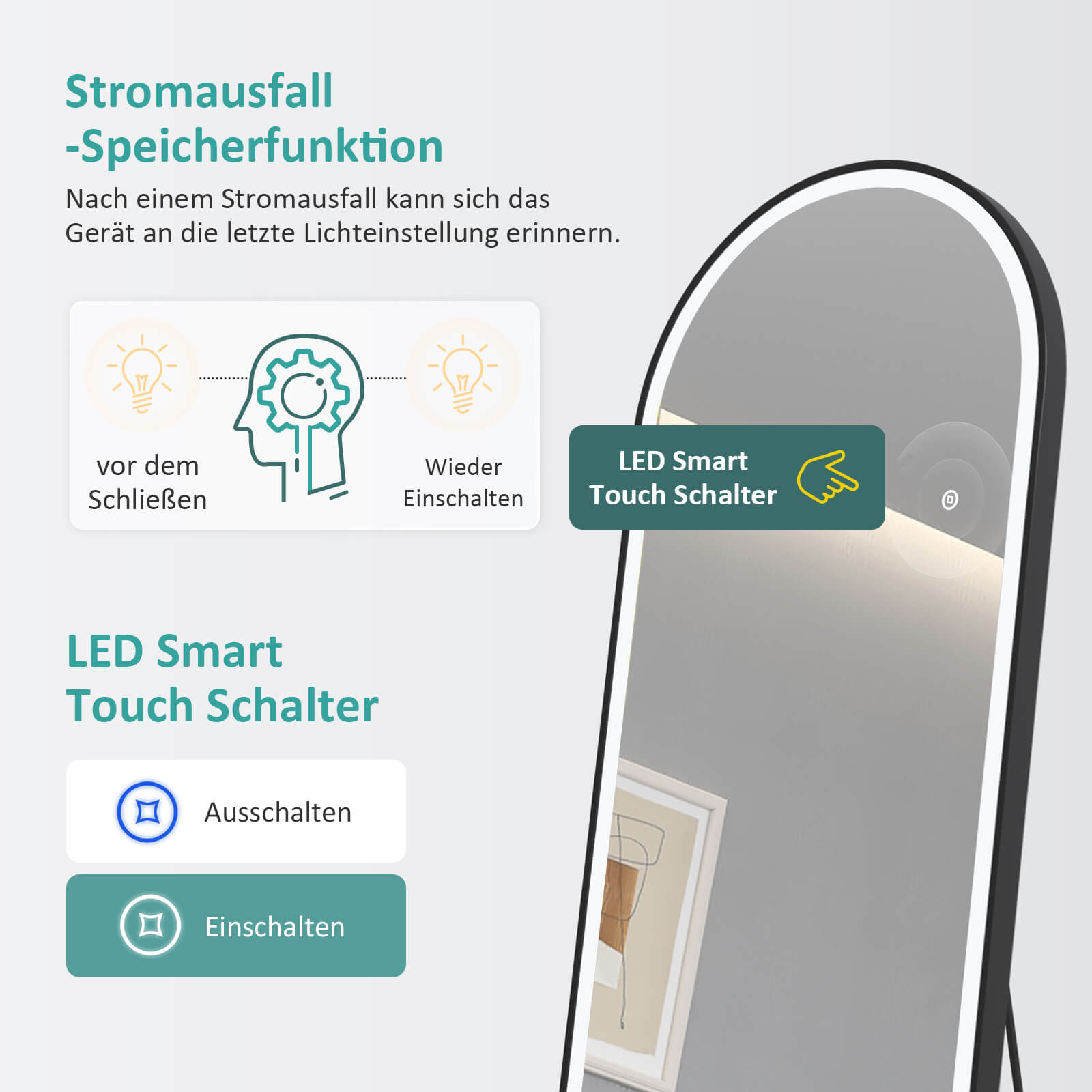 emke-miroir-sur-pied-fm06-miroir-led-noir-160x60 image 7