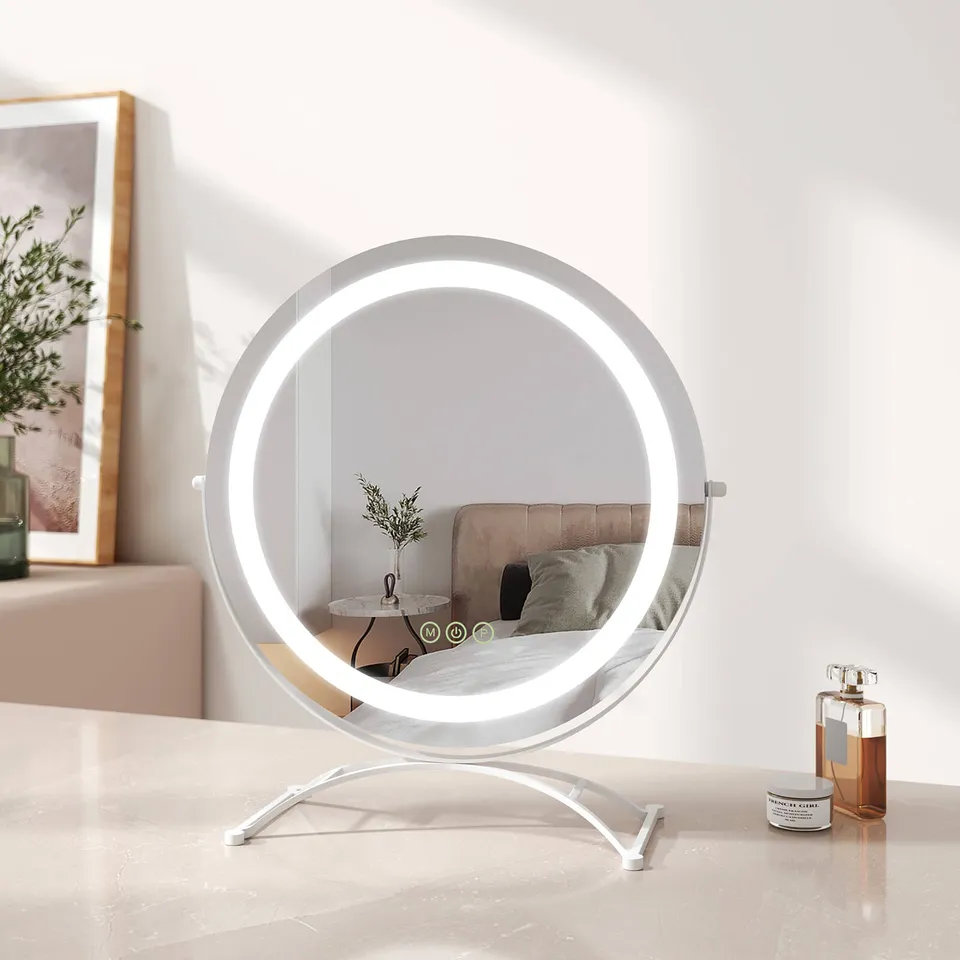 emke-cm07-miroir-grossissant-led-40-blanc-variateur image 1