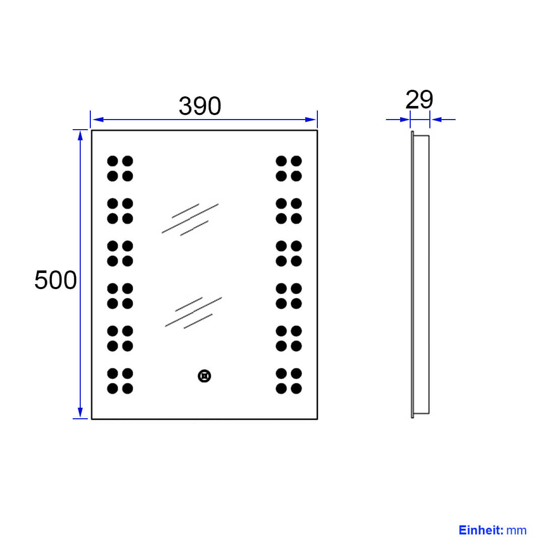 emke-lm07-miroir-led-salle-de-bain-50x70-cm-anti-bu-e image 5
