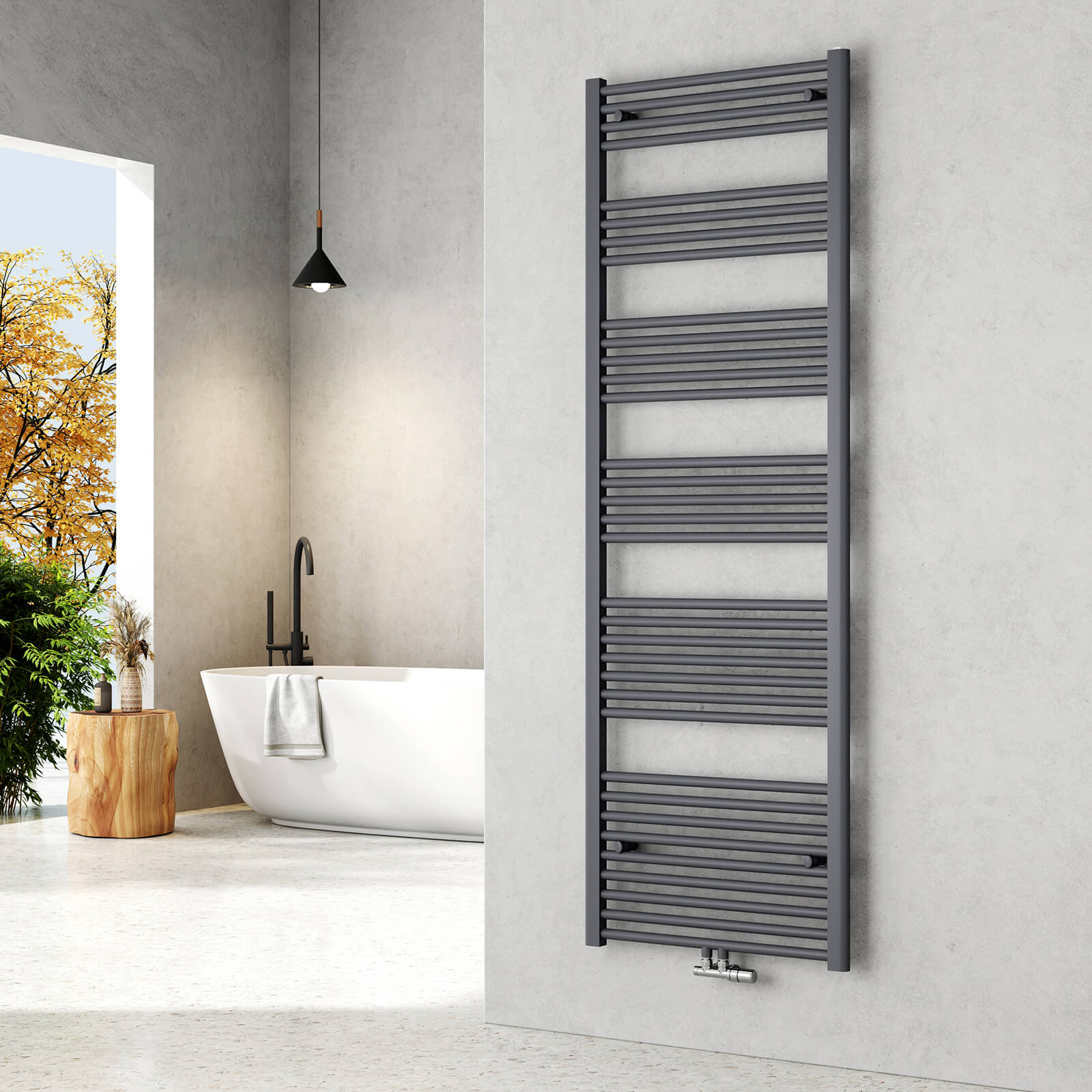 emke-tr-s-che-serviettes-eau-chaude-anthracite-vertical image 1