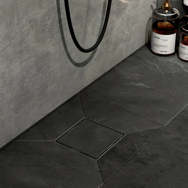 emke-fd3-caniveau-douche-inox-carr-noir-mat image 1