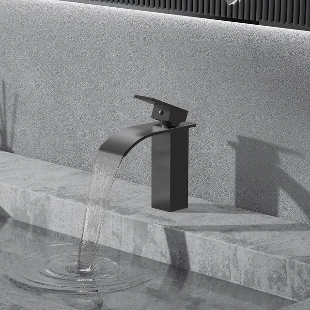 emke-f01-mitigeur-lavabo-cascade-chrom-117-mm image 1
