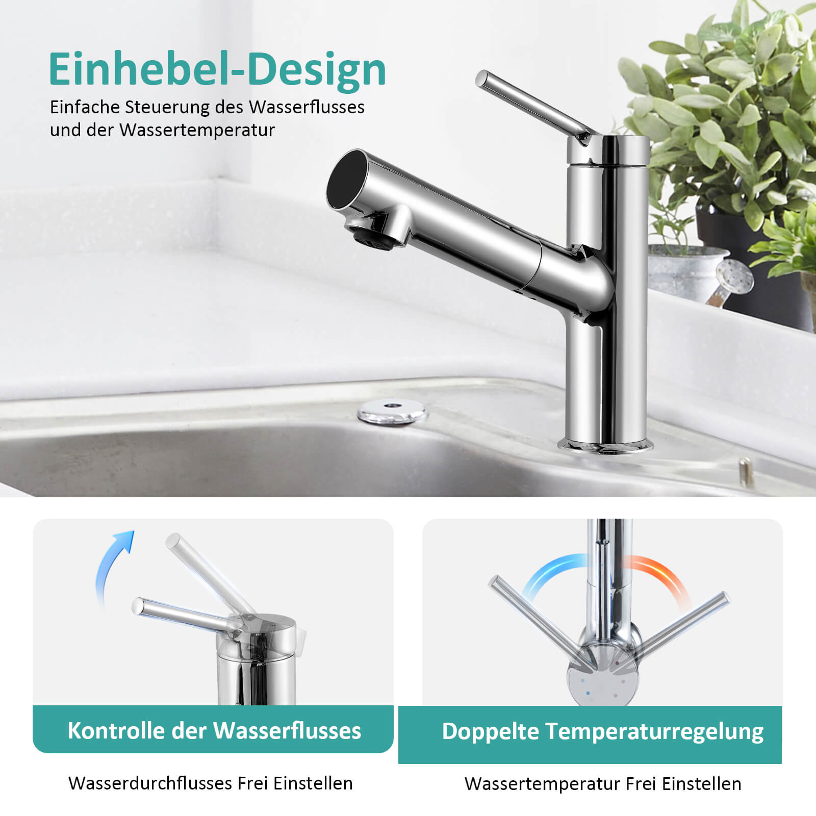 emke-f20-mitigeur-cuisine-chrome-bec-extractible-affichage image 5