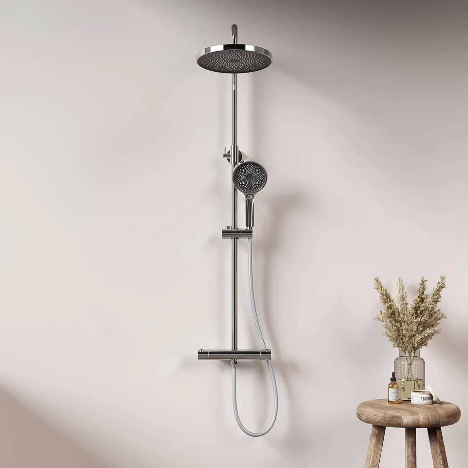 emke-f07-colonne-de-douche-thermostatique-ronde-chrom image 1