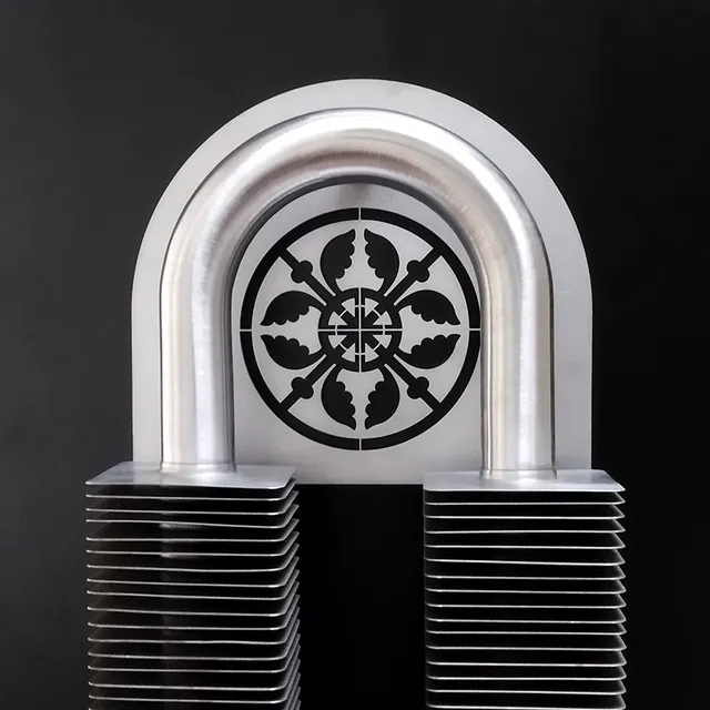 varela-vd4634-radiateur-art-nouveau-double-tube-bronze image 1