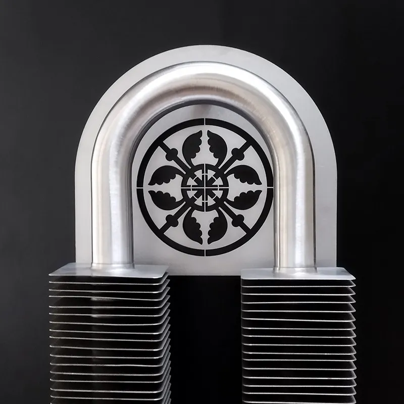 varela-vd4634-radiateur-art-nouveau-double-tube-bronze image 1
