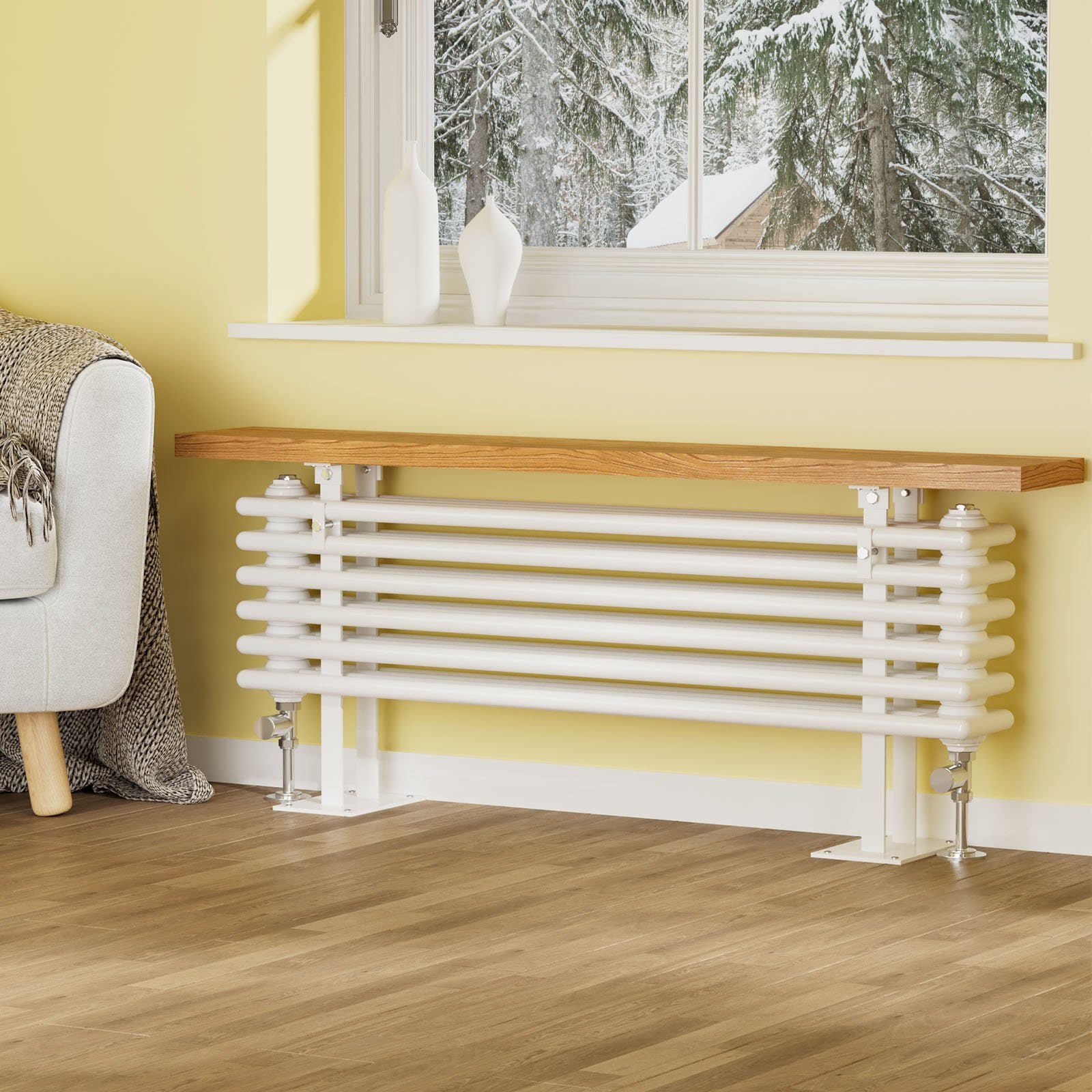 emke-radiateur-avec-banc-bois-48x100-cm-blanc image 3