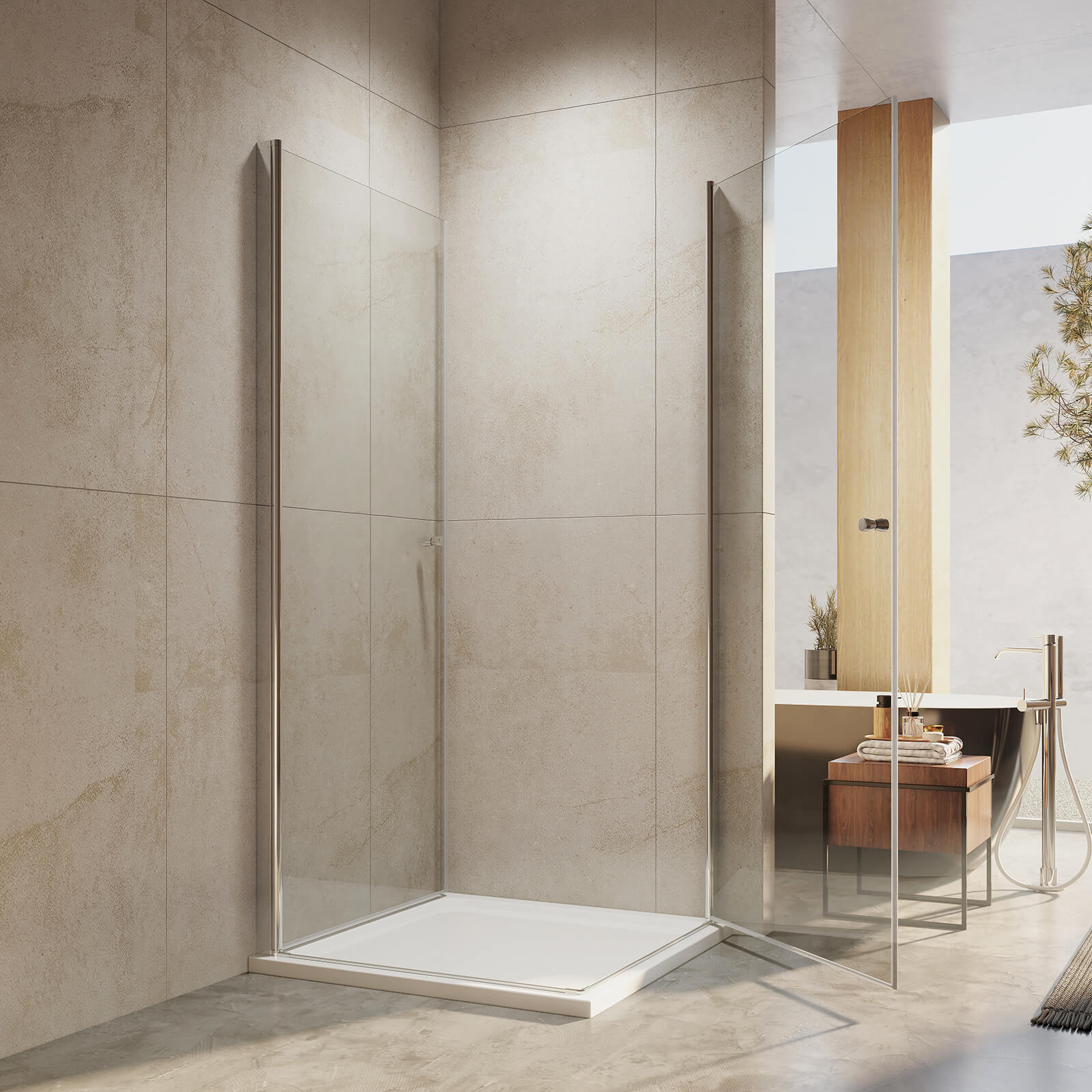 emke-cabine-de-douche-angle-80x185cm-double-porte image 4