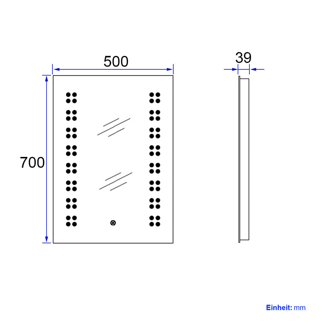 emke-lm07-miroir-led-salle-de-bain-50x70-cm-anti-bu-e image 6