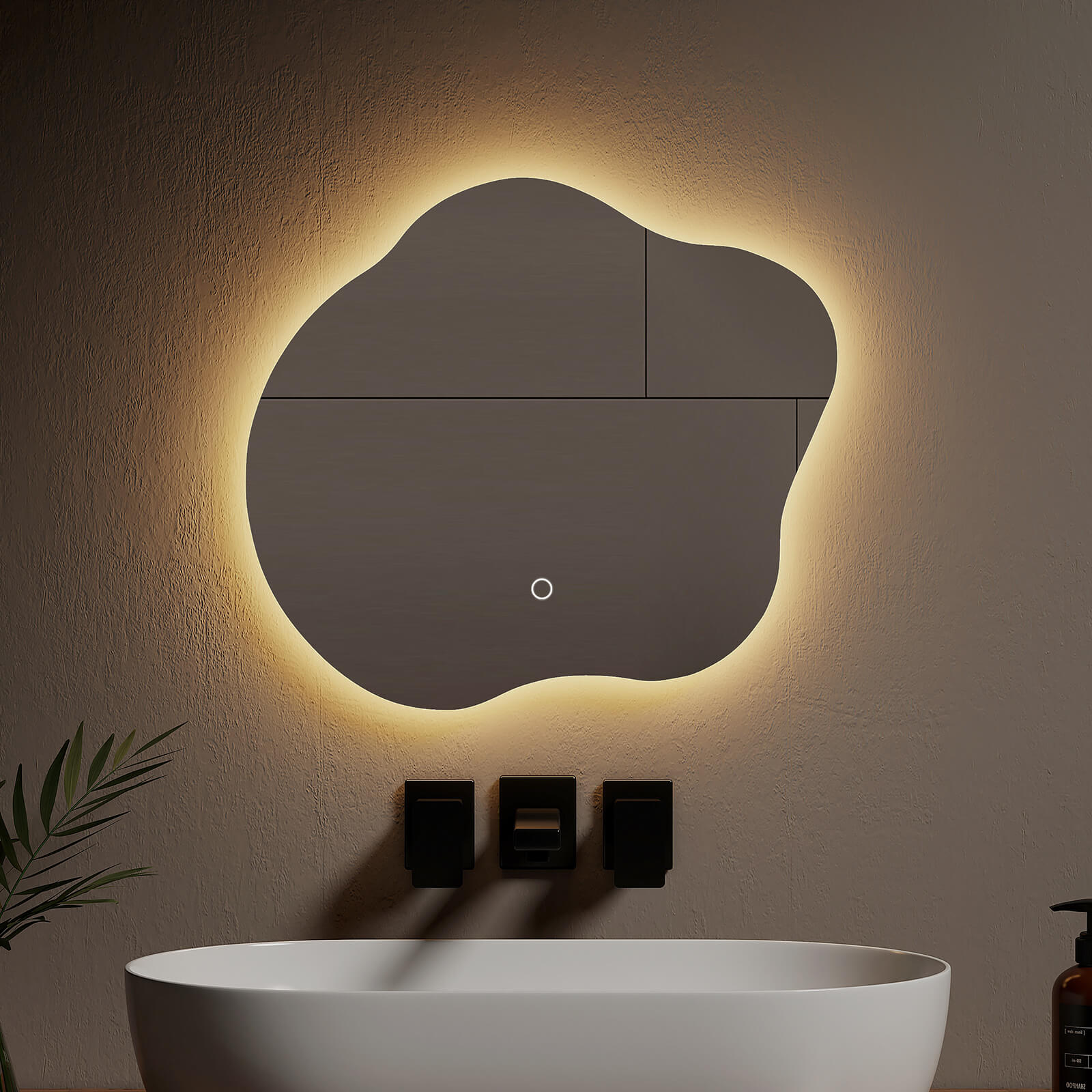 emke-lm31-miroir-lumineux-sans-cadre-50x45-trois-blancs image 4