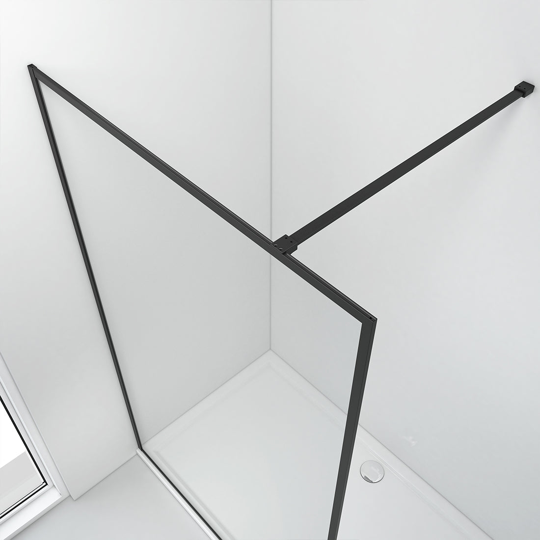 emke-douche-l-italienne-120x200-cm-cadre-noir-8-mm image 2