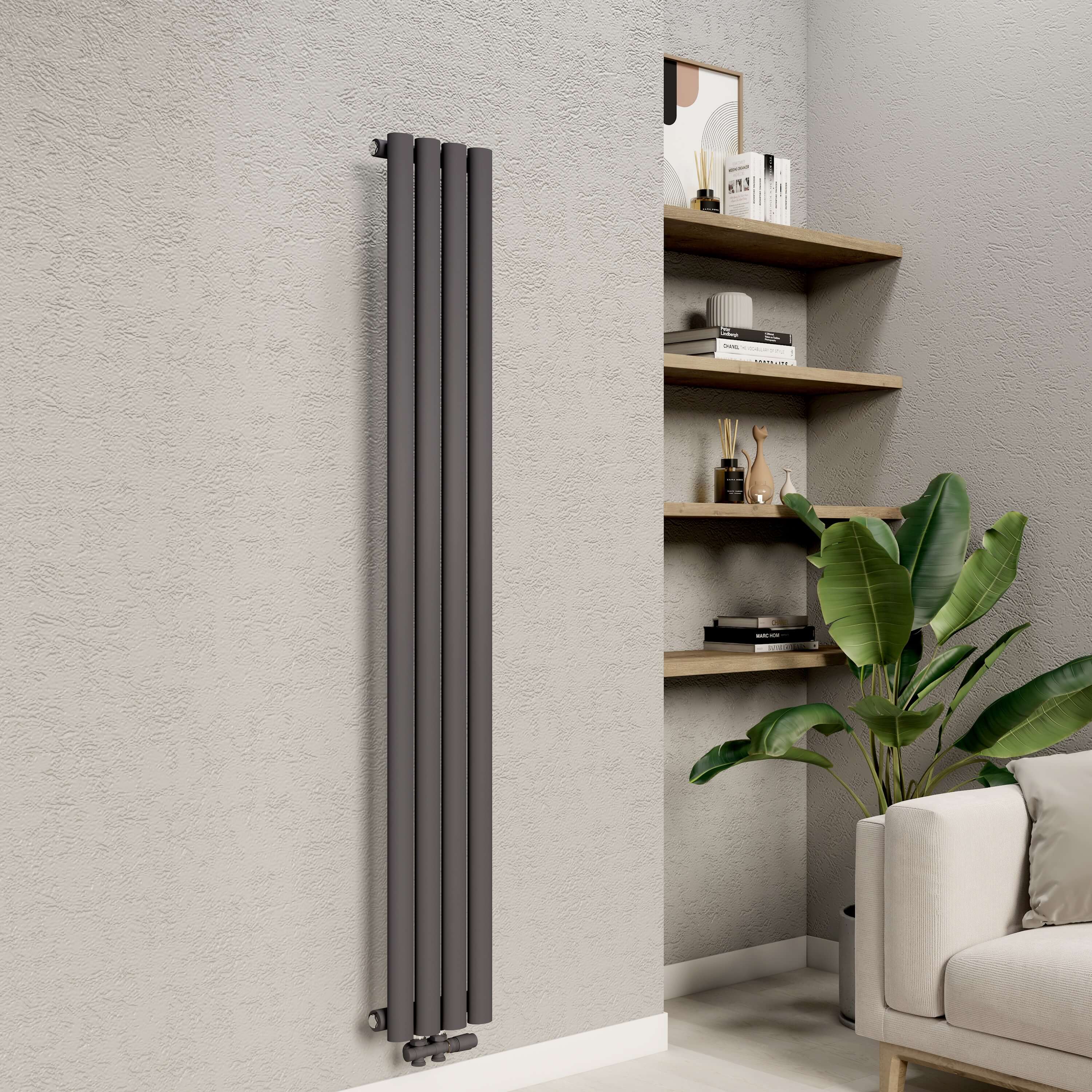 emke-radiateur-tube-ovale-anthracite-180x24-double-couche image 7