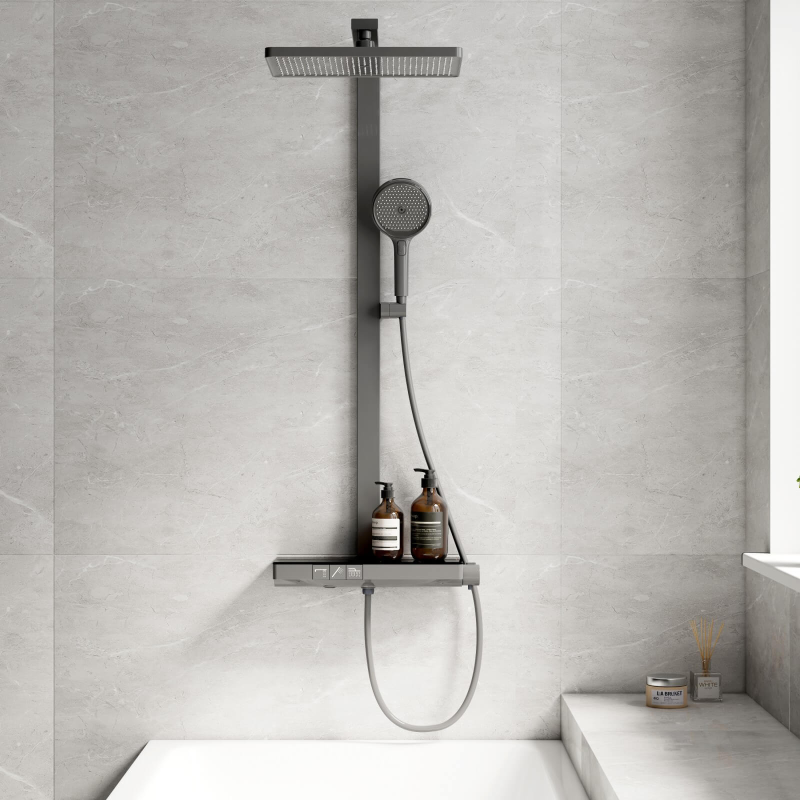 emke-f11-colonne-de-douche-thermostatique-anthracite-40-cm image 3