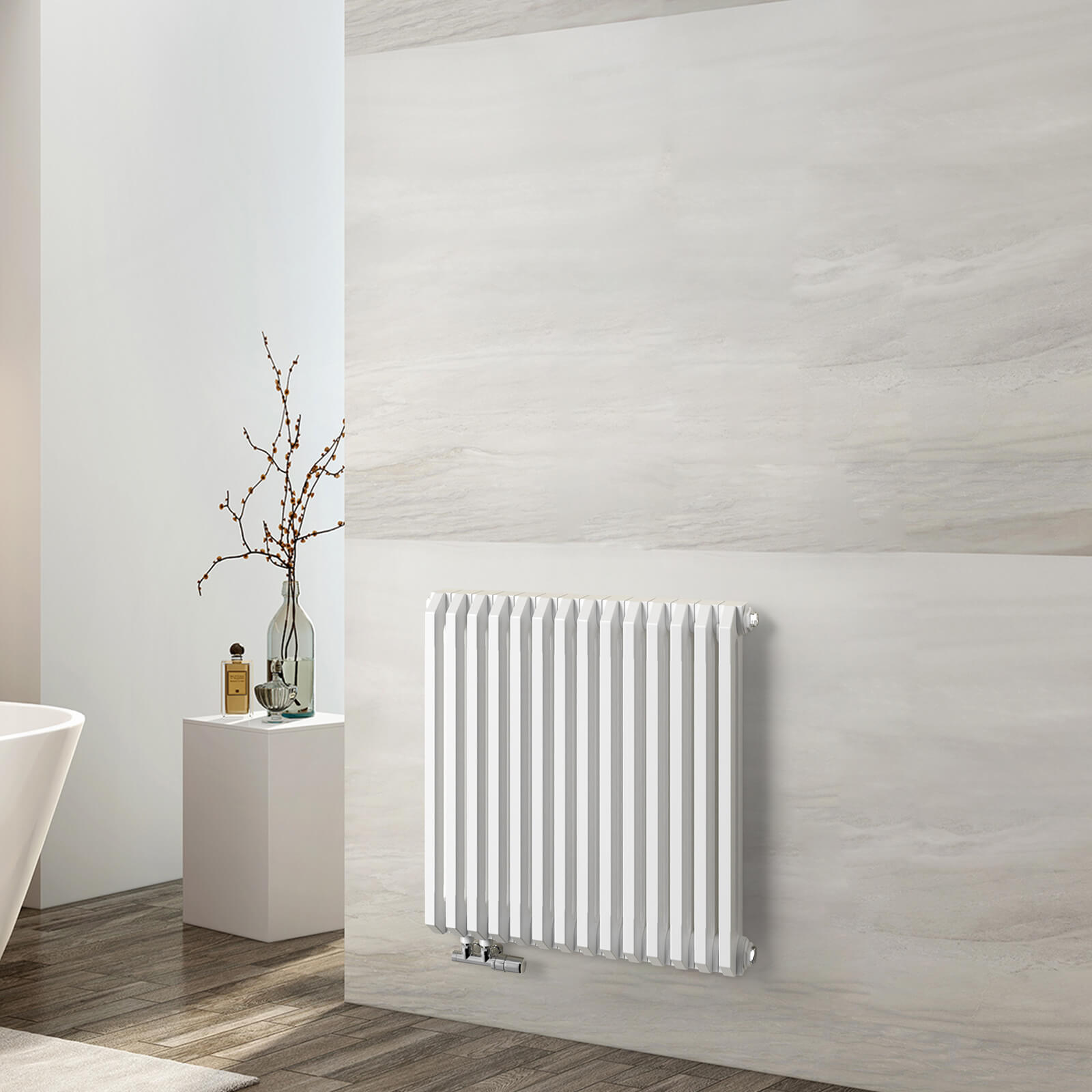 emke-dr-radiateur-design-blanc-60x60-eau-chaude image 1