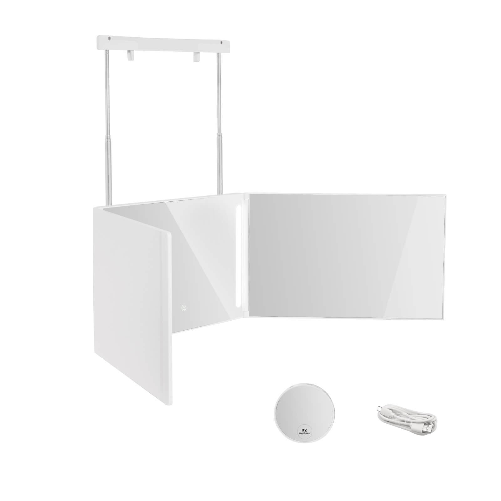 emke-cm04-miroir-grossissant-lumineux-5x-noir-pliable image 2