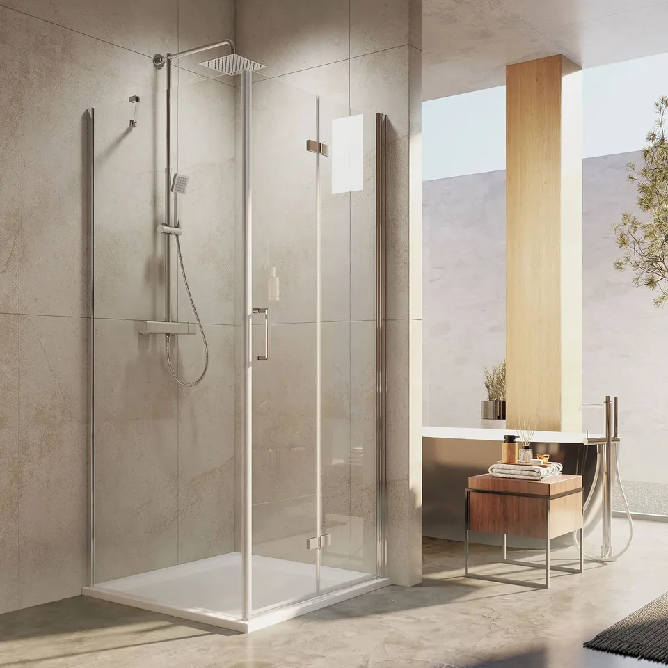 emke-cabine-de-douche-angle-pliante-90x80x195-cm image 1