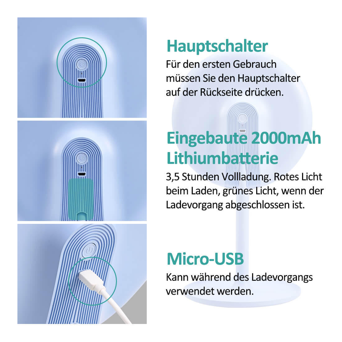 emke-miroir-grossissant-led-1x-3x-rose-rechargeable image 5