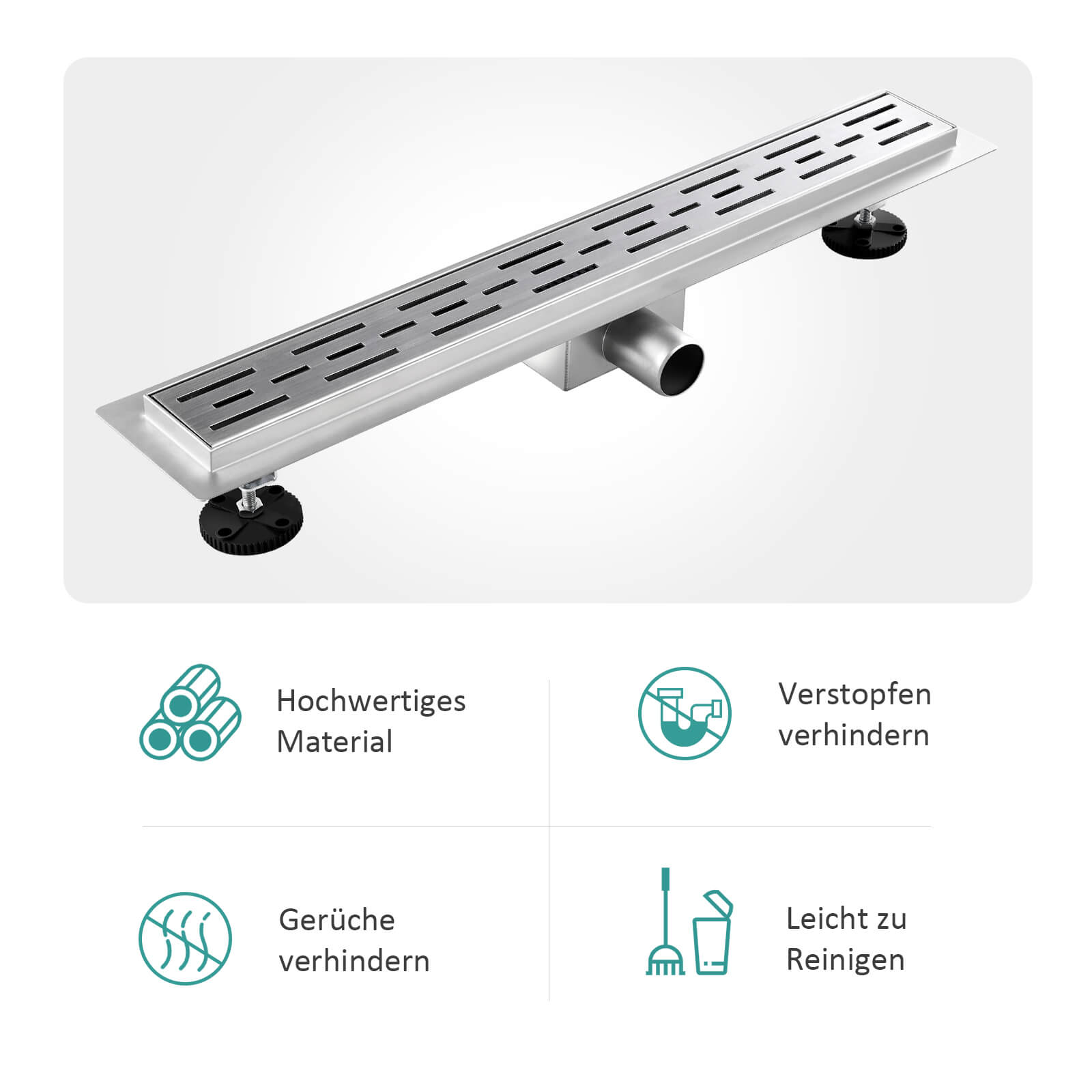 emke-fd1-caniveau-douche-inox-bross-kit-complet image 4