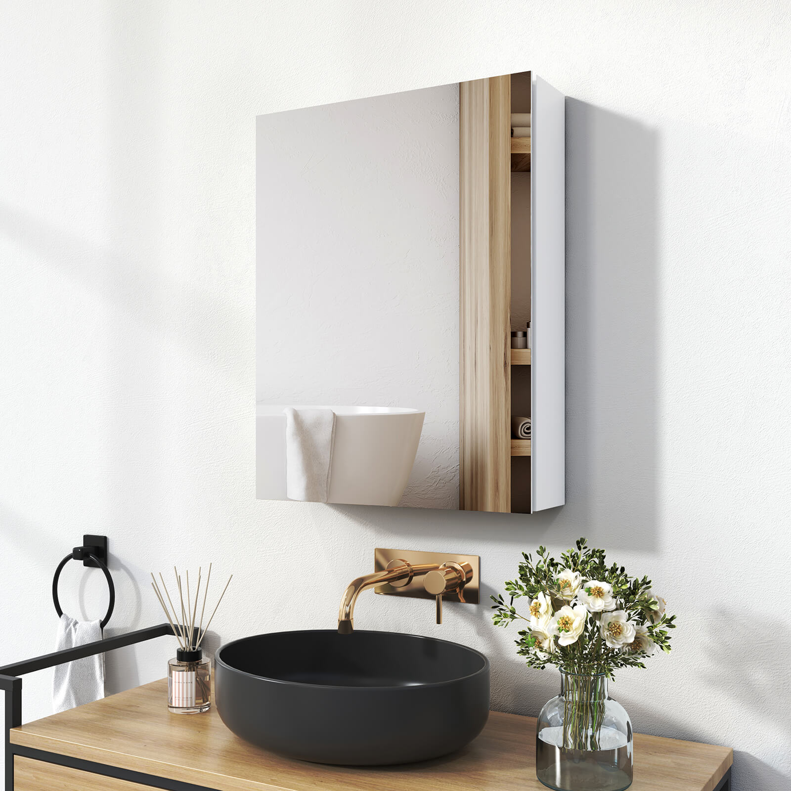 emke-mc5-armoire-murale-salle-de-bain-50x65-cm-noir image 3