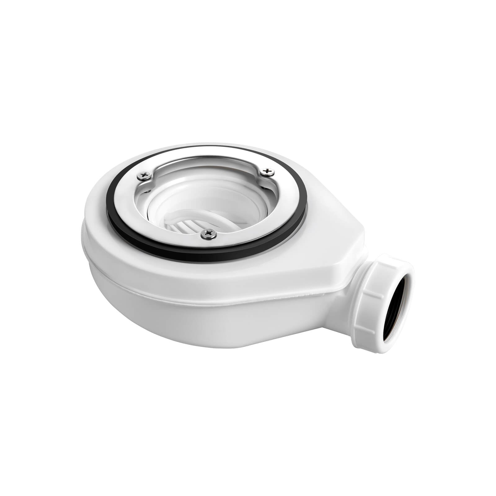 emke-receveur-de-douche-embout-d-coulement-blanc-90-mm image 1