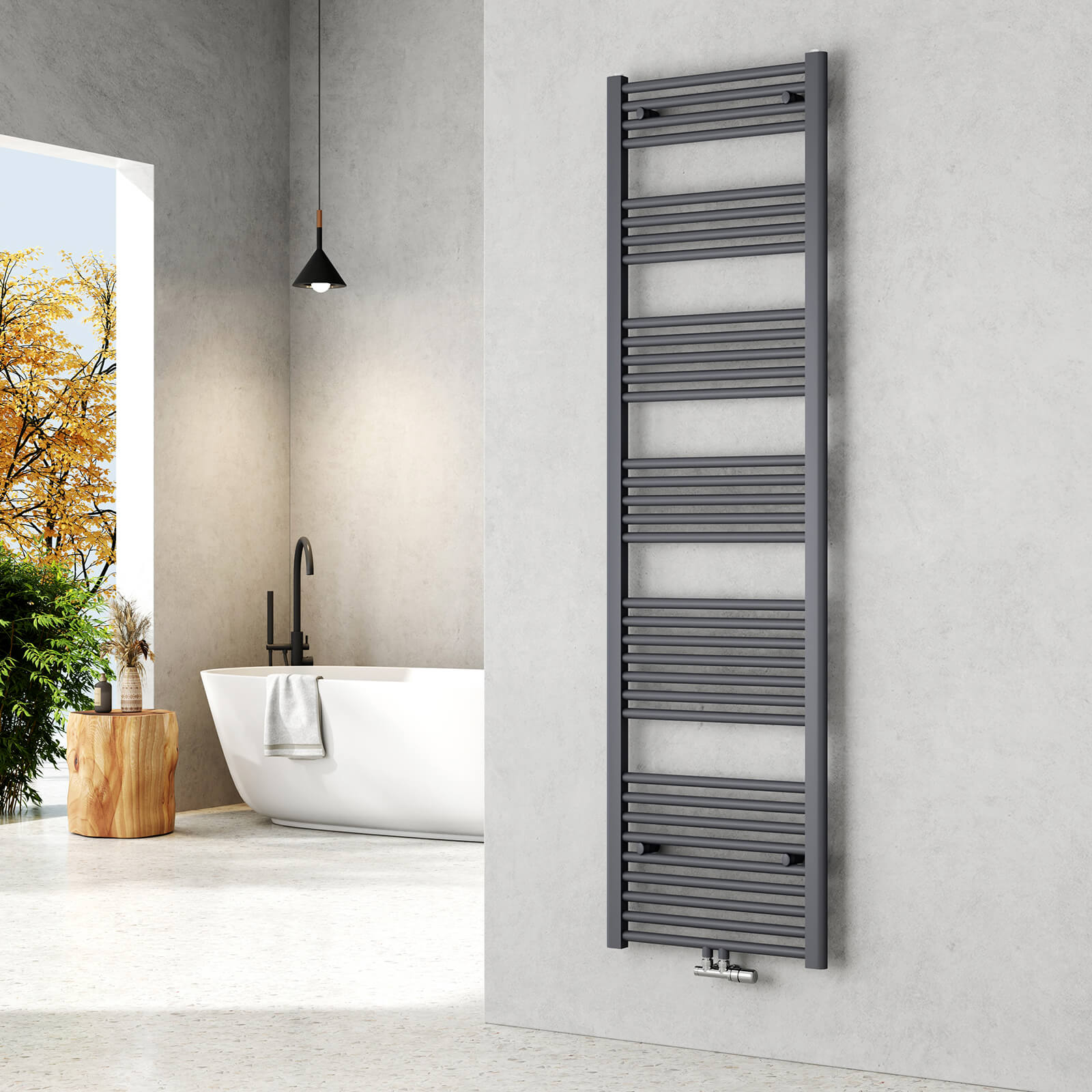emke-tr-s-che-serviettes-eau-chaude-anthracite-vertical image 3