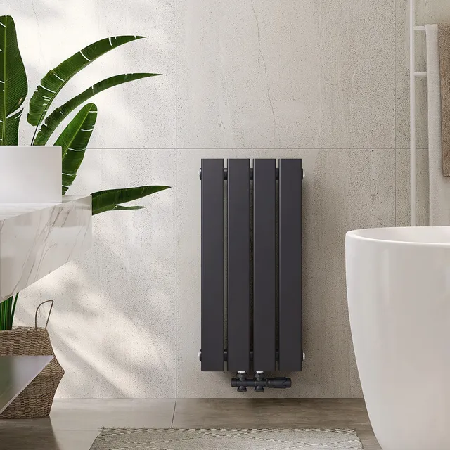 emke-radiateur-eau-chaude-horizontal-anthracite-60x30 image 1