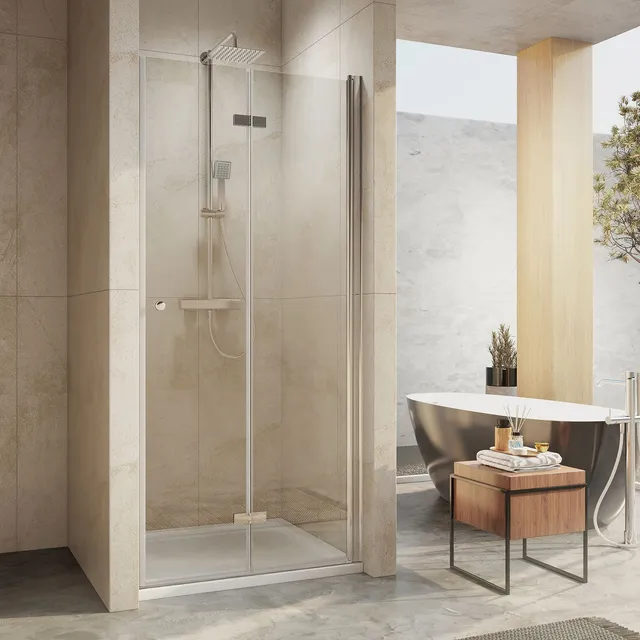 emke-porte-de-douche-niche-pliante-90x195-cm-verre-6mm image 1