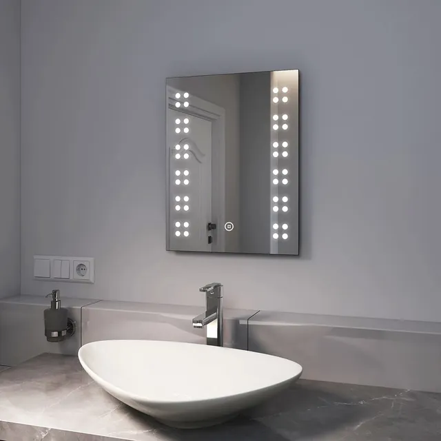 emke-lm07-miroir-led-salle-de-bain-50x70-cm-anti-bu-e image 1